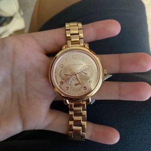 Michael Kors rose gold watch